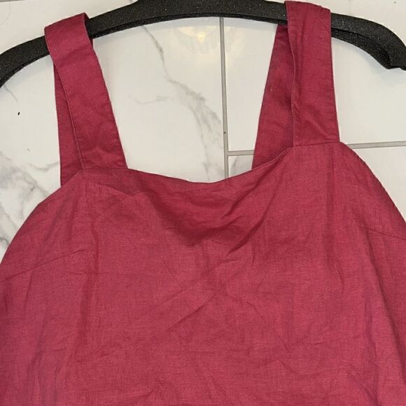 BANANA REPUBLIC LINEN-RAYON TANK in Camp Pink Sz S NWT - Picture 5 of 10